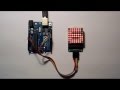 Arduino + Módulo matriz de LEDs 8x8 com MAX7219
