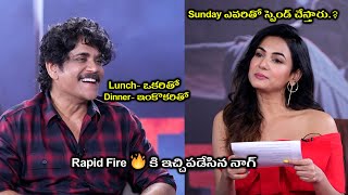 Sonal Chauhan Rapid Fire With Nagarjuna Ghost Movie Interview Tolly Films
