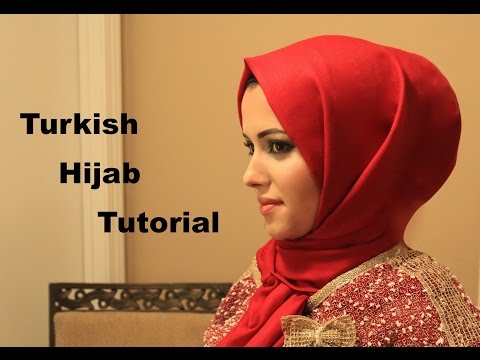 Turkish HijabTutorial in less than a minute- YouTube