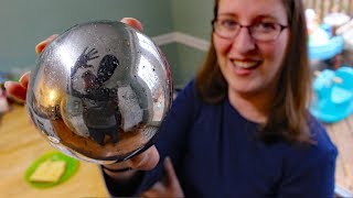 Mirror polishing aluminum foil ball (attempt #2) - Japanese foil ball polishing challenge Mirror polishing aluminum foil ball (attempt #2) - Japanese foil ball polishing challenge
