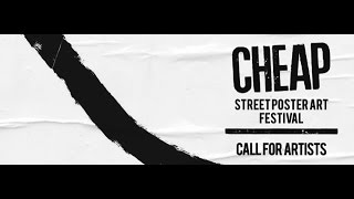 Cheap Street Poster Art Festival 2016 Call For Artists