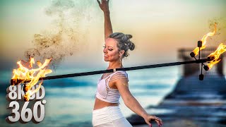 Flowing With Fire - Experience The Flow Of Fire Dancing In 360 Vr With 3D Spatial Audio