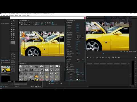 Adobe Premiere CC Lesson #2 - Add a watermark to your video