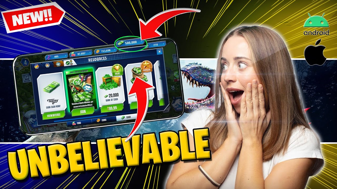 Jurassic World The Game Hack/Mod apk – Get Unlimited Jurassic World The Game Hack/Mod apk – Get Unlimited