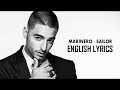 Maluma - Marinero / Sailor (English Lyrics)
