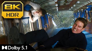Train Crash Scene | Mission Impossible 7 | 8K Hdr | Dolby 5.1
