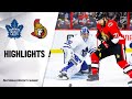 NHL Highlights | Maple Leafs @ Senators 02/15/20