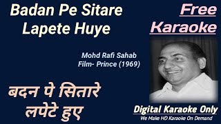 Badan Pe Sitare Lapete Huye बदन प सतर लपट हए Karaoke Hq - Karaoke With Lyrics Scrolling