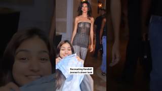 Recreating Kendall Jenners Sheer Look On Beach