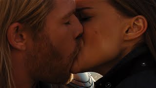 Thor: Jane and Thor Kiss Scene 4K (Natalie Portman and Chris Hemsworth)