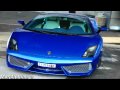 Blue Lamborghini Gallardo LP560-4