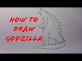 How To Draw Godzilla King of the monsters part 1