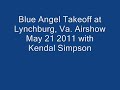 Blue Angel takeoff at Lynchburg, Va..wmv