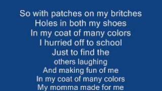 Coat Of Many Colors   Dolly Parton - With Lyrics