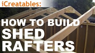 How To Build A Shed - Part 4 - Bui   lding Roof Rafters