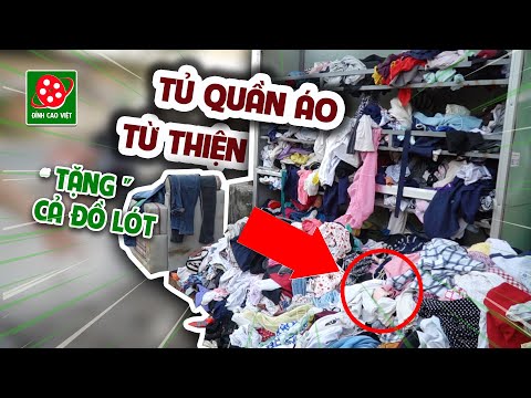 Cái kết buồn của TỦ QUẦN ÁO TỪ THIỆN "ai thừa ủng hộ, ai thiếu đến lấy" tan hoang thành bãi rác