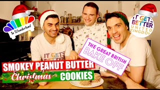 Smokey Peanut Butter Christmas Cookies/ Bake Off Winner/David Atherton/ In Wonderland/ Arif & Ricky