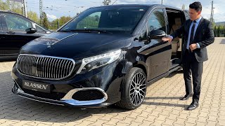 2023 Mercedes V Class Long + VIP Luxury FULL Review V300d Klassen VIP Edition In