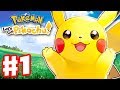Pokemon Let's Go Pikachu and Eevee - Gameplay Walkthrough Part 1 - Intro and Gym Leader Brock!