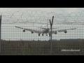 EL AL Boeing 747-412 (4X-ELE) landing & take-off at Rome Fiumicino Airport / HD