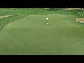 Rickie Fowler makes a 36-foot eagle putt at Accenture