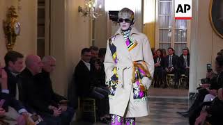 Donatella Versace launches Menswear AW 18/19 collection after triumphant Golden Globes outing
