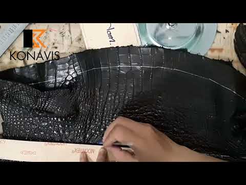Thắt Lưng DA CÁ SẤU thật được sản xuất như thế nào ? Xưởng sản xuất thắt lưng DA CÁ SẤU KONAVIS