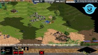 AOE|| 2vs2 HƯNG, TÝ, HOÀNG MAI NHI, QUÝT 18/5/2017