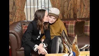 Ellen Page Gives Girlfriend Emma Portner a Kiss at TIFF Ellen Page Gives Girlfriend Emma Portner a Kiss at TIFF