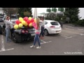Russian Girls, Balloons and a Nissan R35 GT-R ???