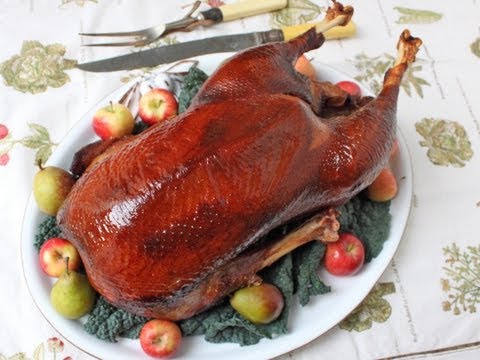 Roast Smoked Goose - A Christmas Goose Special