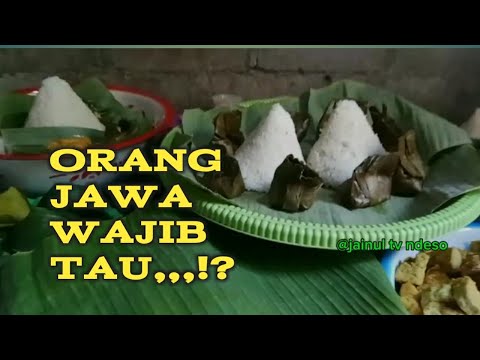 PENJELASAN AKURAT NAMA" MAKANAN ,,,,,SUNAT ADAT JAWA #adatjawa #pedesaan