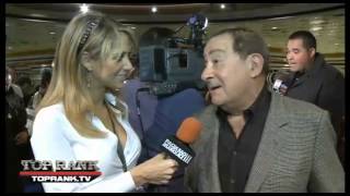Ines Sainz With Bob Arum On Pacquiao Vs Marquez