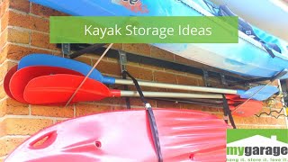 Kayak Storage Ideas to help organise your Garage