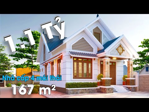 10 Điểm Cho Mẫu Nhà Cấp 4 Mái Thái Đẹp Rạng Ngời Tại Kim Sơn Ninh Bình