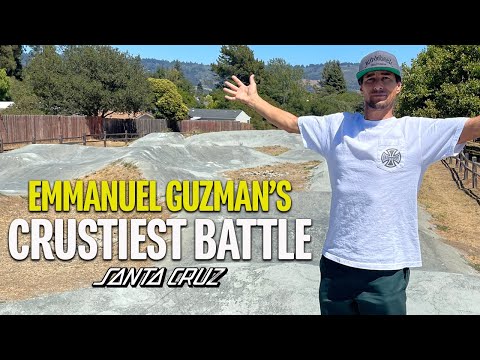 EMAN'S CRUSTIEST BATTLE! Guzman vs. Slurry Pump Track | Santa Cruz Skateboards