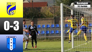 KBSC - BSS Monor 0-3 (Összefoglaló) Merkantil Bank Liga NB II - 33. Forduló - 2018/19
