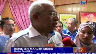 Jual Soalan Spm 2016- Polis Diminta Siasat Segera Dakwaan- Mahadzir Khalid 14 Nov 2016
