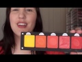My INGLOT EyeShadow Palettes - Showing you the colours! ( in HD )