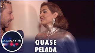 Deborah Secco Aparece Quase Nua Com Corpo Prateado Carnaval É Para Isso