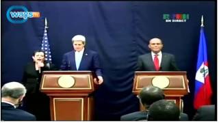 Video - John Kerry in Port-au-Prince