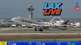 Live Los Angeles Lax Airport Plane Spotting Action August 10Th, 2025