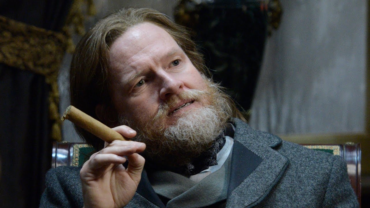 Donal Logue smoking a cigarette (or weed)
