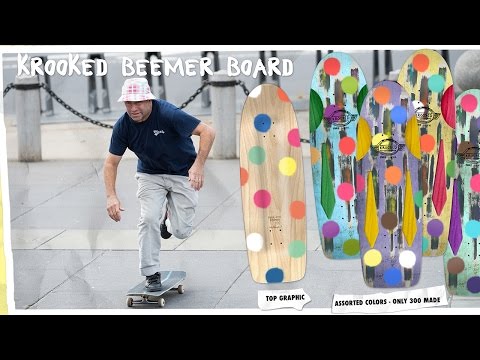 Krooked "Pure Evil Beemer" Skateboard by Mark Gonzales