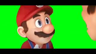 Mario movie green screen