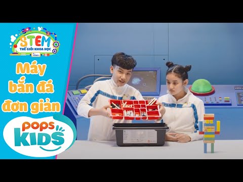 STEM Thế Giới Khoa Học - Tập 9: Máy Bắn Đá Đơn Giản - Bộ Đồ Chơi Giáo Dục