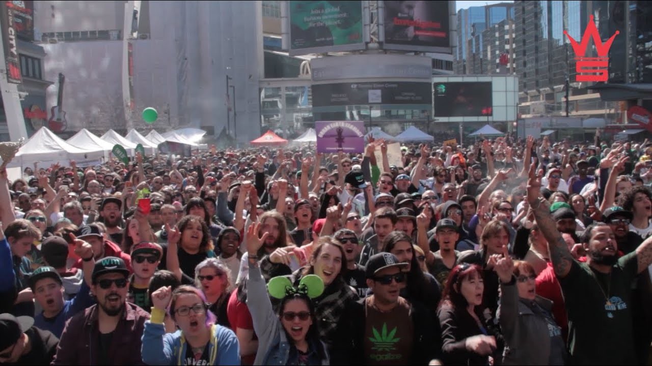 WorldstarHipHop Presents 4/20 Pot Celebration At Yonge-Dundas Square In Toronto!