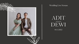 Aditya & Dewi Wedding Live Stream
