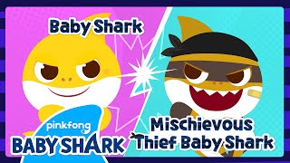 📺 Best Baby Shark Vs Thief Baby Shark Episodes | +Compilation | Song & Story | Baby Shark Official