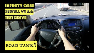 2015 Infinity QX80 Sewell 5.6 405HP AWD Z62 | POV TEST DRIVE | ACCELERATION | FUEL ECONOMY #GearUp